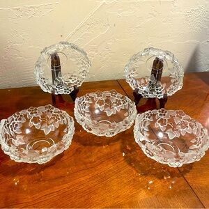 New MIKASA Walther Crystal. West Germany 5” Bowls Buy